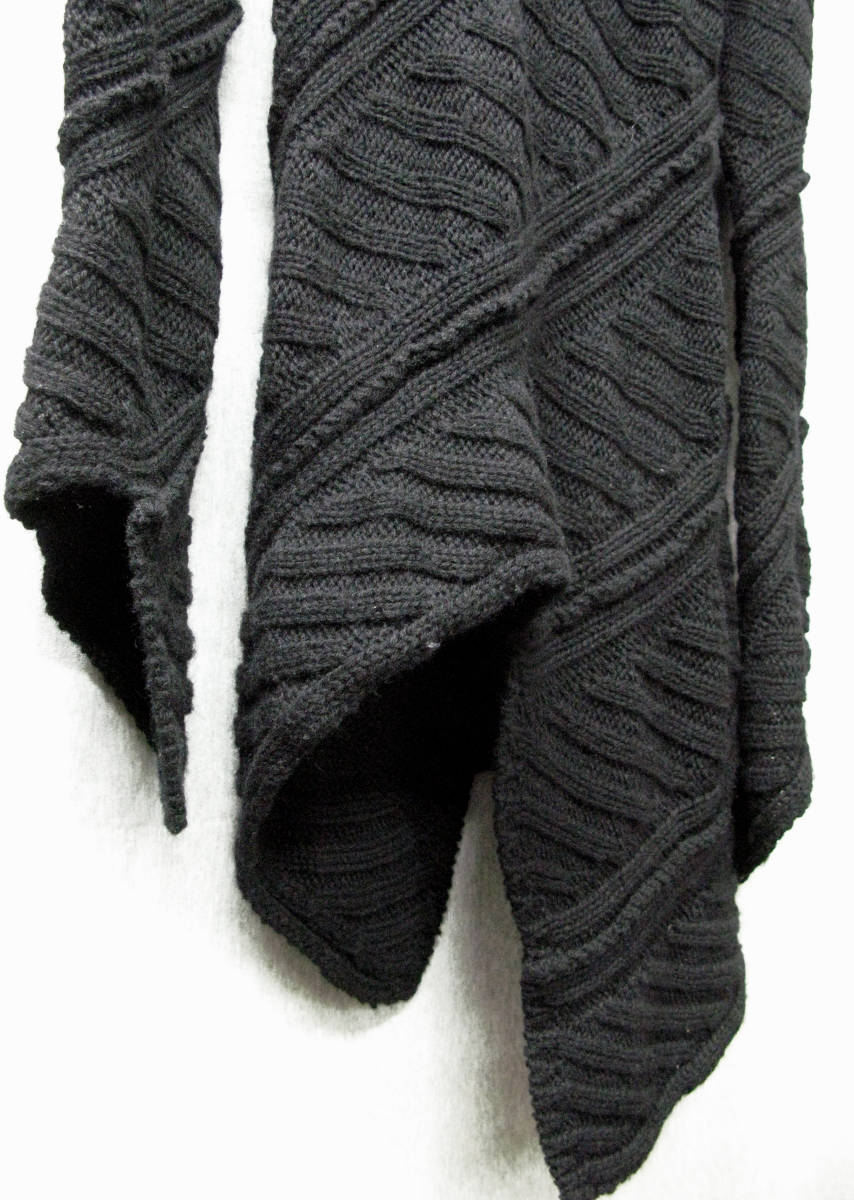 ギャルソン プリュス＊2015AW ねじれ バイアス ロング ニット M （ アーカイブ COMME des GARCONS HOMME PLUS 2015AW Spiral Knit Sweater _画像3