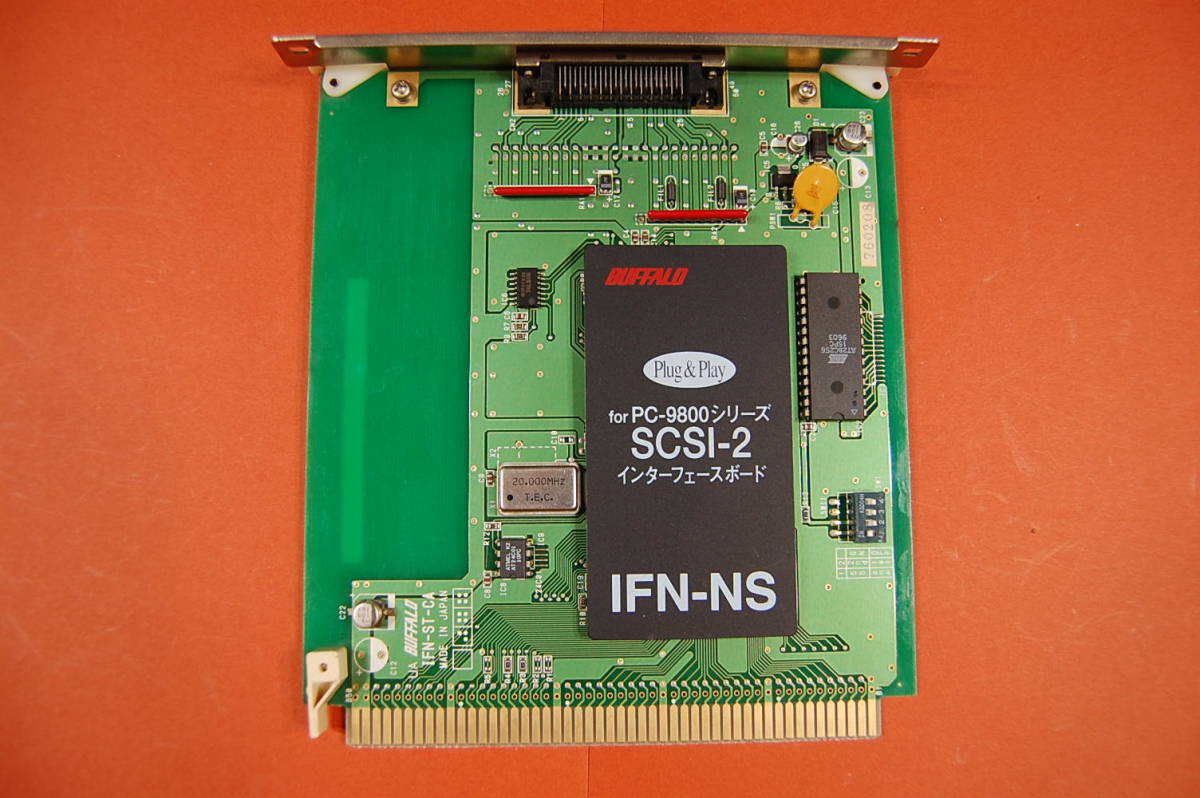 PC98 Cバス用 インターフェースボード BUFFALO IFN-NS SCSI-2 動作未確認 現状渡し ジャンク扱いにて O-142 8536 の画像1