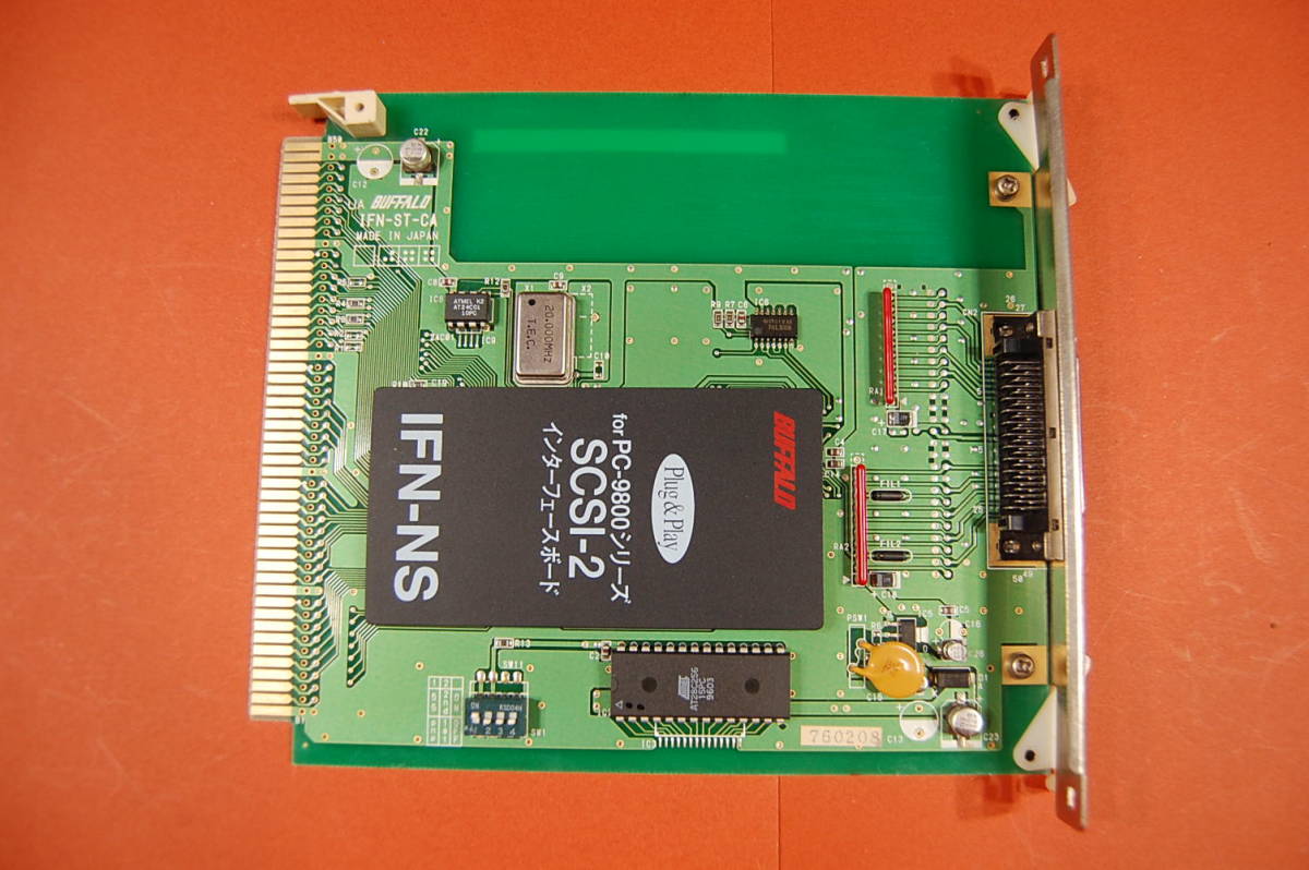 PC98 Cバス用 インターフェースボード BUFFALO IFN-NS SCSI-2 動作未確認 現状渡し ジャンク扱いにて O-142 8536 の画像2
