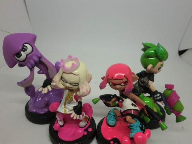 amiibo ヒメ インクリング イカ 計4体 セット スプラトゥーン アミーボ