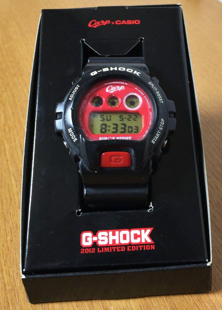 G-SHOCK CASIO 広島カープ 2012年 限定品 ジーショック×Carp 腕時計 箱あり【送料無料】