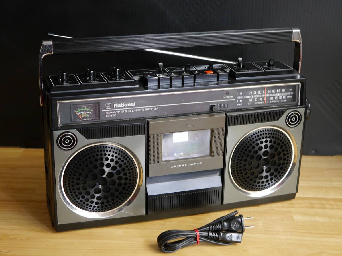 National RS-4100 STEREO MAC FM/AMステレオラジオカセットレコーダー