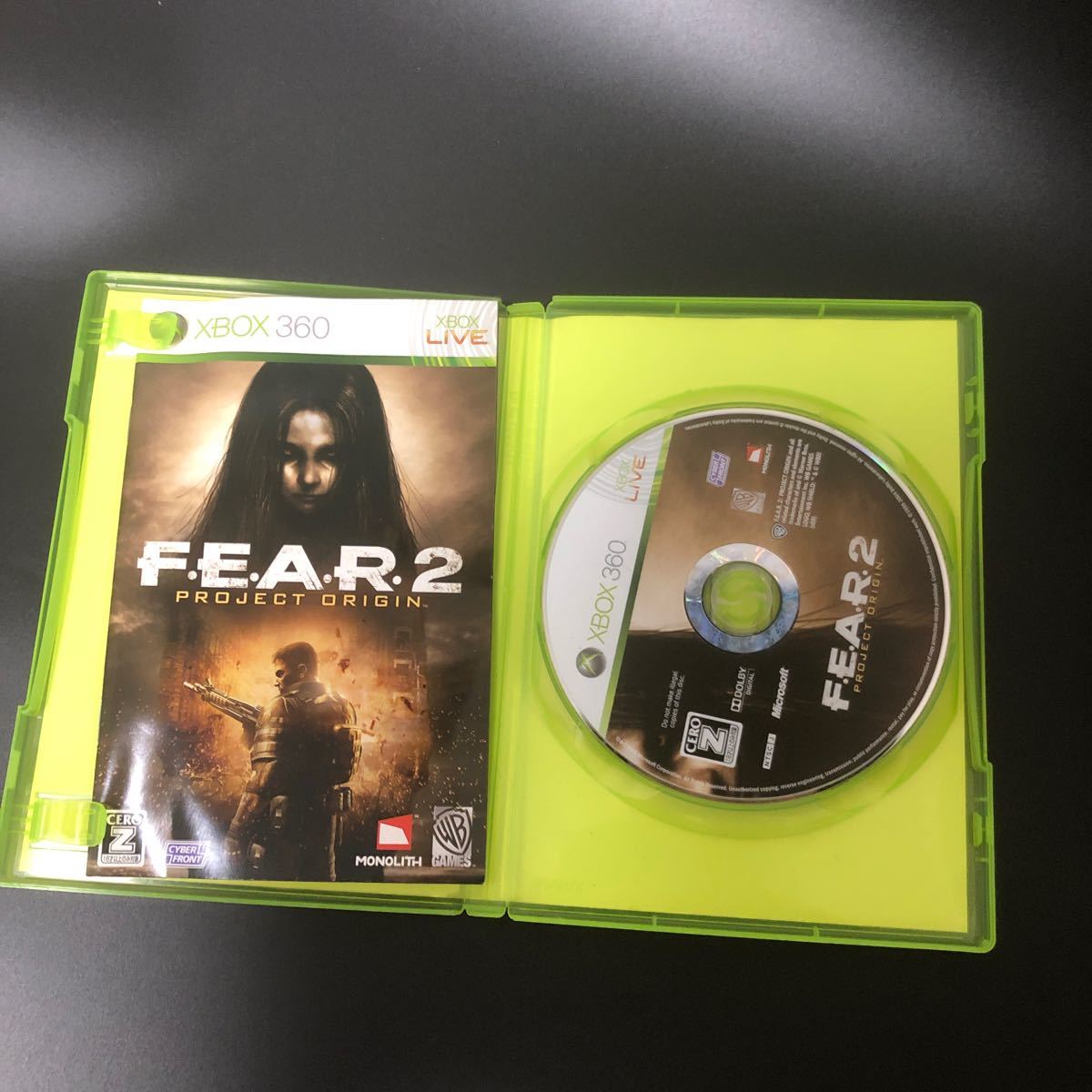 xbox360 ソフト　起動確認済み　　F.E.A.R.2  フィアー2    