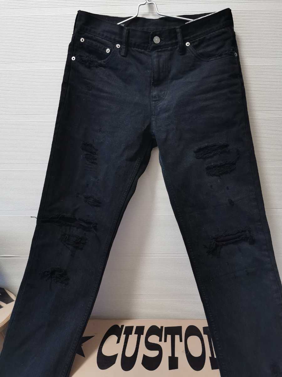 ☆visvim SOCIAL SCULPTURE 03 BLK DMGD-17 L30W32 美中古品☆ product