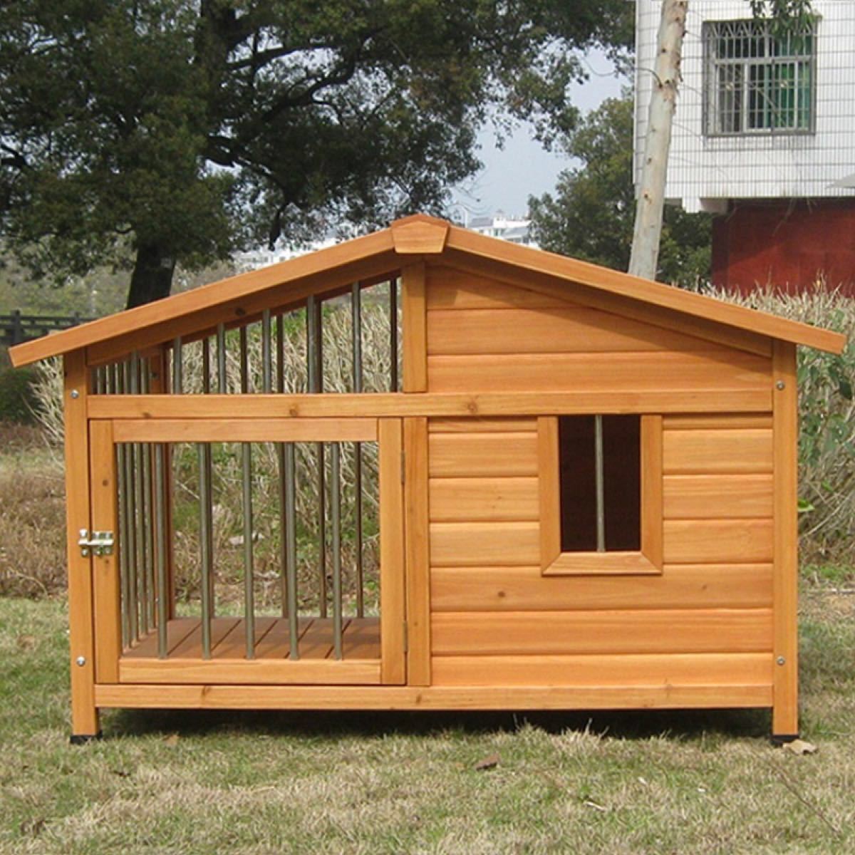 中型犬用ログハウス風犬小屋 - www.onkajans.com