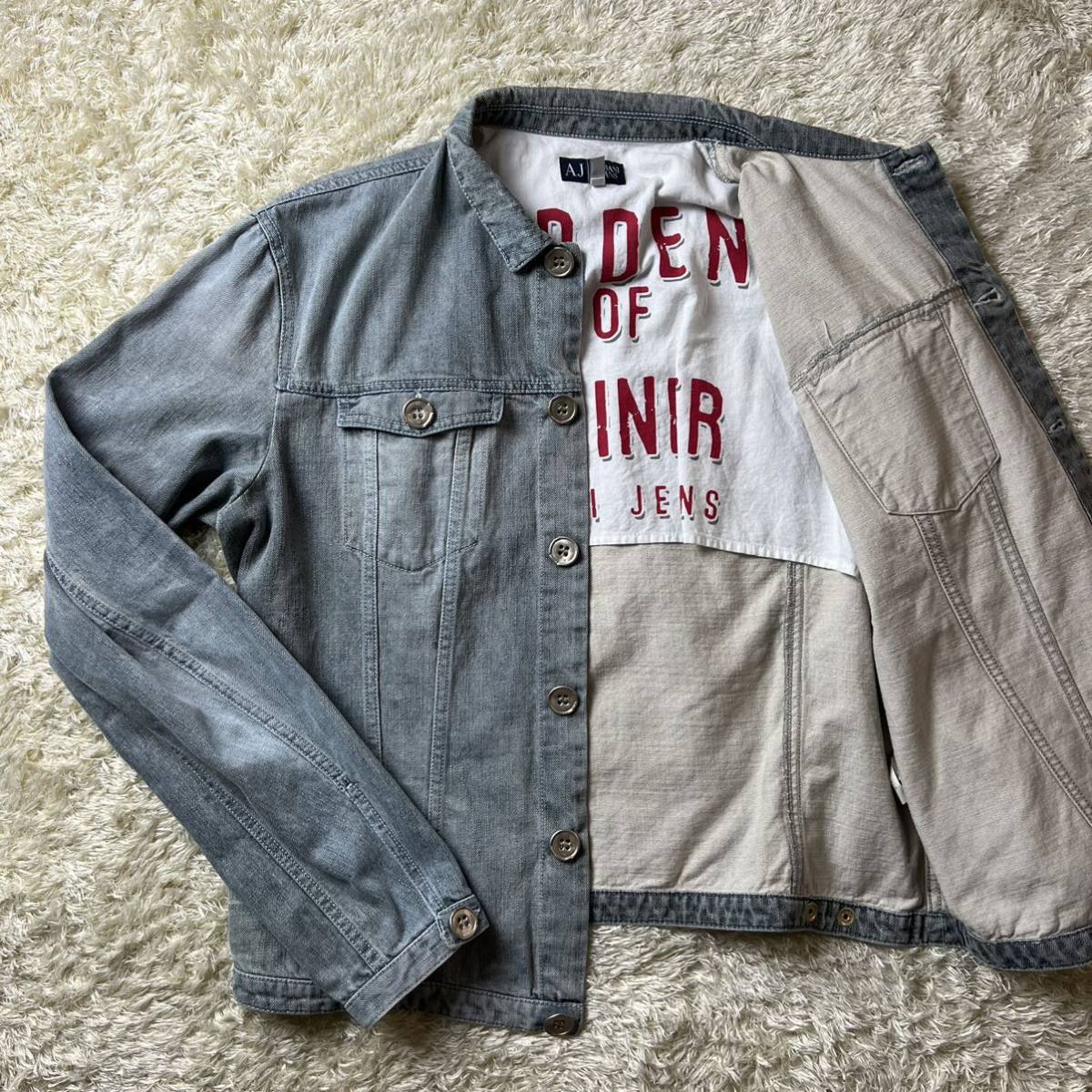 E23 極美品!アルマーニジーンズ『大人のブルゾン』ARMANI JEANS