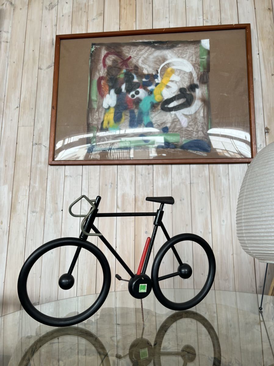 【　80's Vilac / France Vintage Wood Bicycle Objet desinby Michel Aroutcheff　】ポストモダンobjects ヴィンテージヴィラック ピスト_画像10