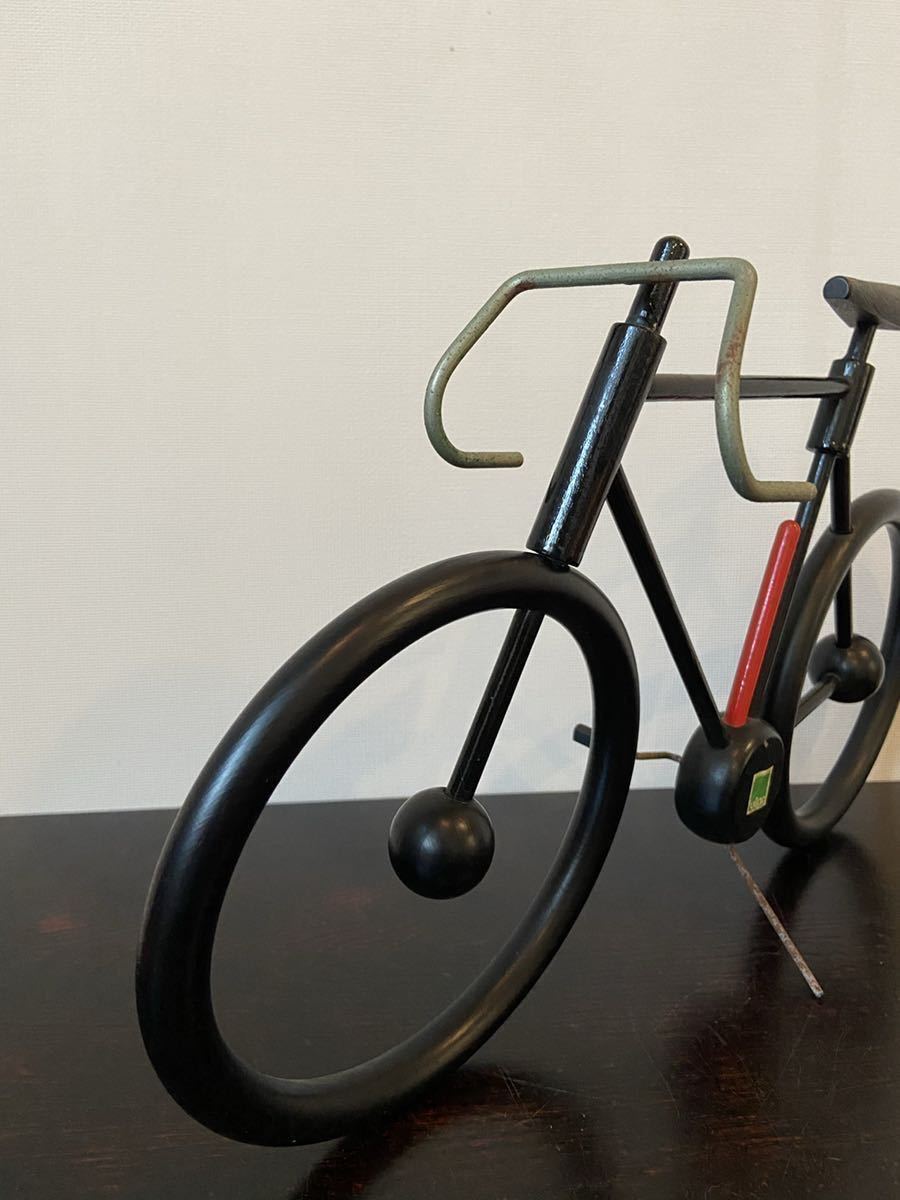 【　80's Vilac / France Vintage Wood Bicycle Objet desinby Michel Aroutcheff　】ポストモダンobjects ヴィンテージヴィラック ピスト_画像3