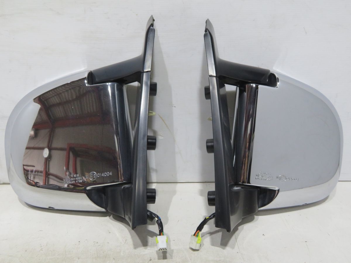22-11-4 Delica Space Gear PD6W [ left right electric storage plating door mirror MURAKAMI 4789 1 coupler 7 pin ]