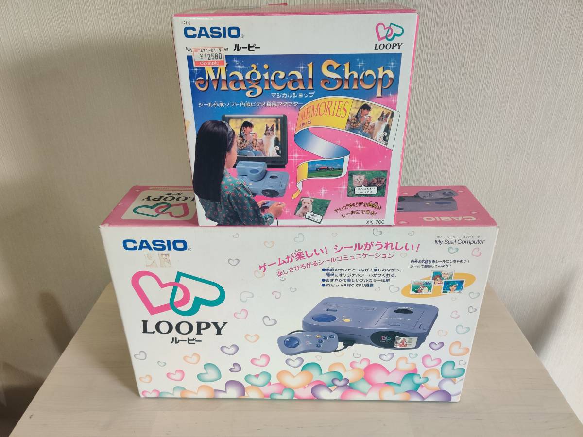 美品 CASIO LOOPY カシオ ルーピー 本体 SV-100 マイシール