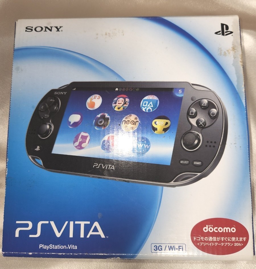 PlayStation Vita 3G/Wi-Fiモデル クリスタル・ブラック 限定版 PCH-1100 AB01