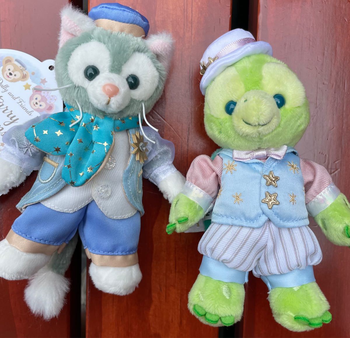 ディズニー ぬいぐるみバッジ ジェラトーニ オルメル スターリー ディズニー ぬいぐるみバッジ ジェラトーニ オルメル スターリー