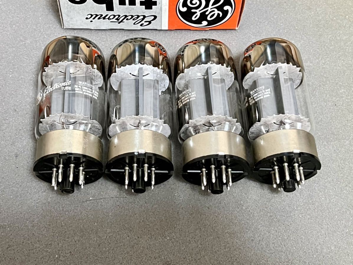 GE General Electric 6550 出力管 動作品 4本セット Made in USA