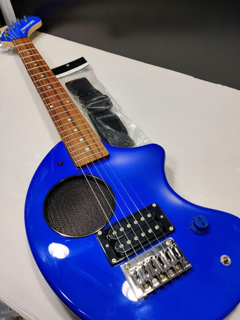 Seal限定商品 Fernandes 美品 Zo 3 アンプ内蔵ギター Blue 本体 Pincol Com Br