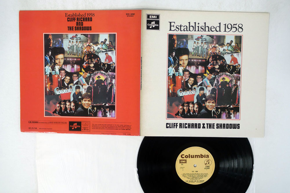 CLIFF RICHARD & SHADOWS/ESTABLISHED 1958/COLUMBIA SCX 6282_画像1