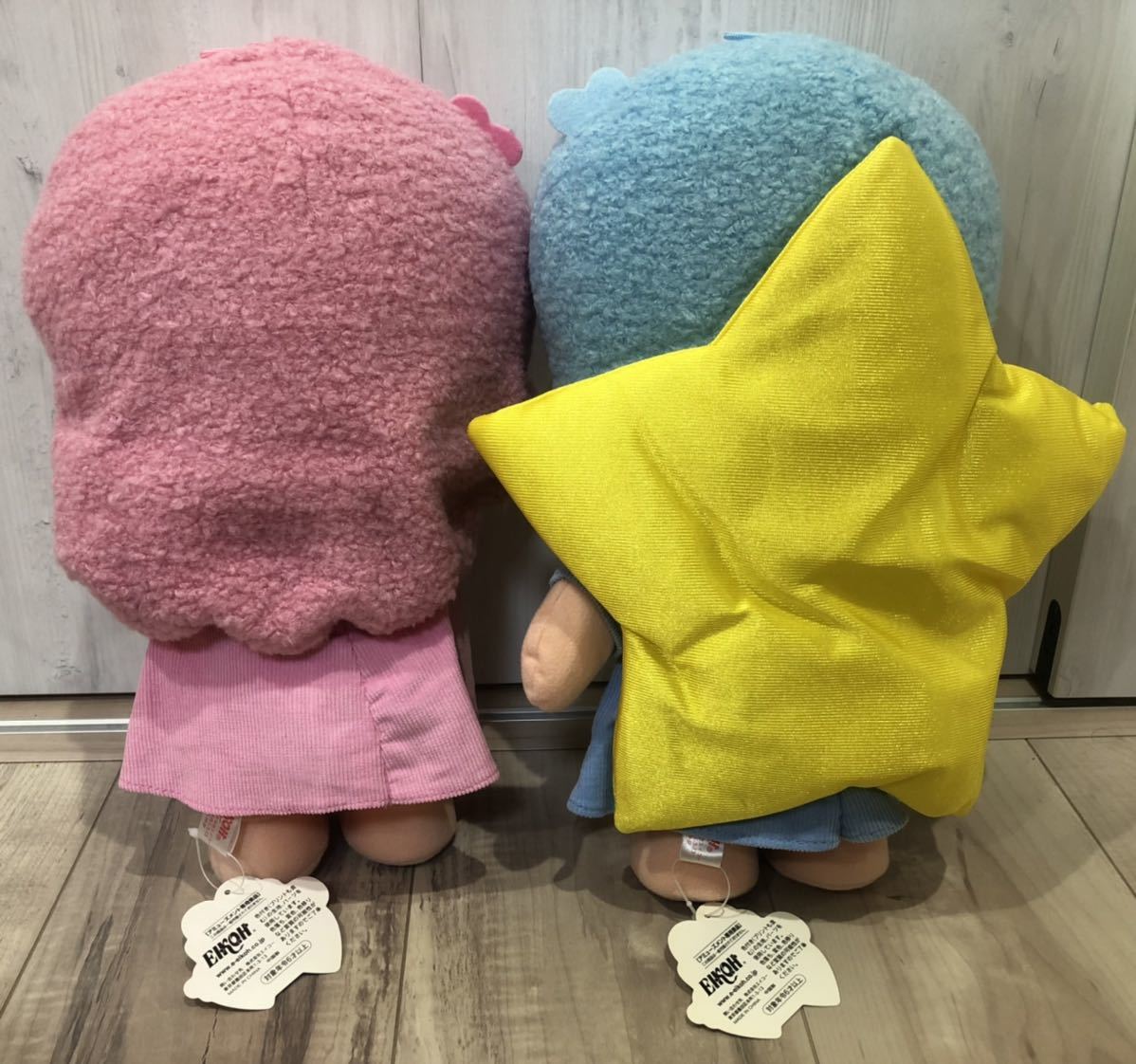 サンリオ キキララ リトルツインスターズ 2種セット 35cm タグ サンリオ キキララ リトルツインスターズ 2種セット 35cm タグ