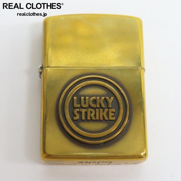 ZIPPO/ジッポー LUCKY STRIKE/ラッキーストライク メタル貼り 1994年製