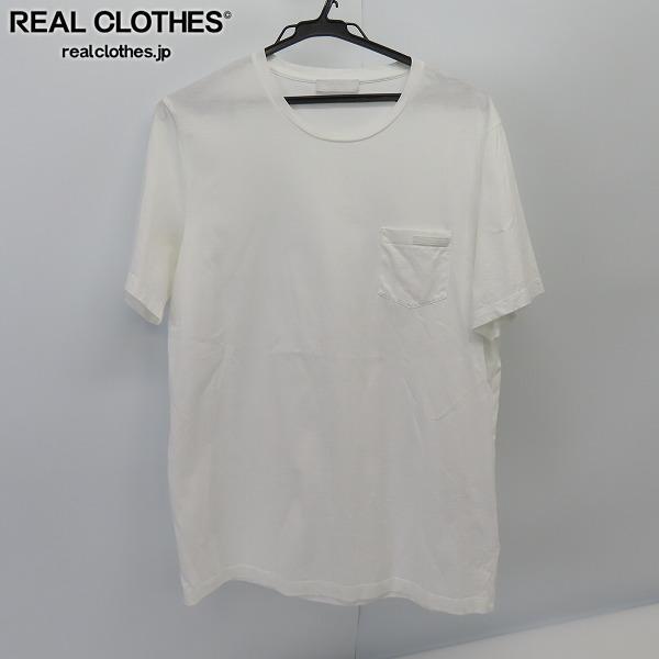 ☆【JPタグ】PRADA/プラダ 2020年製 胸ロゴ ポケットTシャツ ☆【JPタグ】PRADA/プラダ 2020年製 胸ロゴ ポケットTシャツ