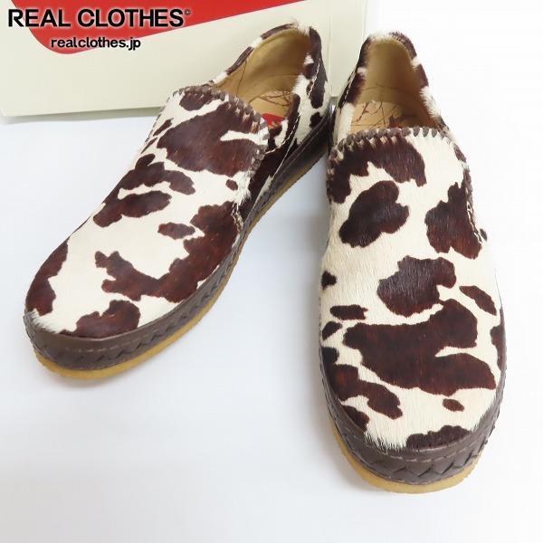 clarks クラークス 牛柄ファー厚底モカシン Yahoo!オークション - Clarks/クラークス THEATRE シアトル 牛柄