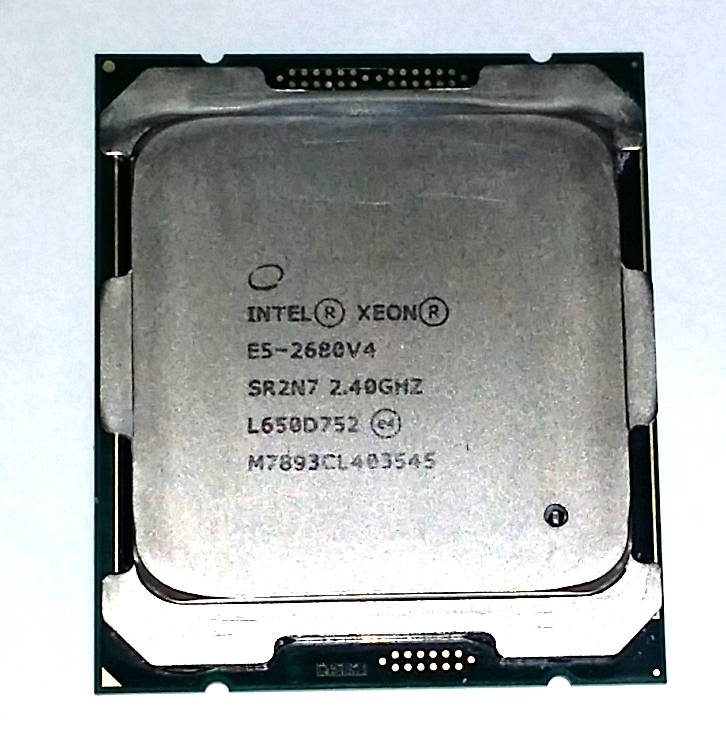 14コア28スレッド/正常動作確認/Intel Xeon E5-2680 v4/SR2N7/2.40Gzh～3.30ghz(Broadwell-EP)/LGA2011-3/消費税無し/画像現物_画像1