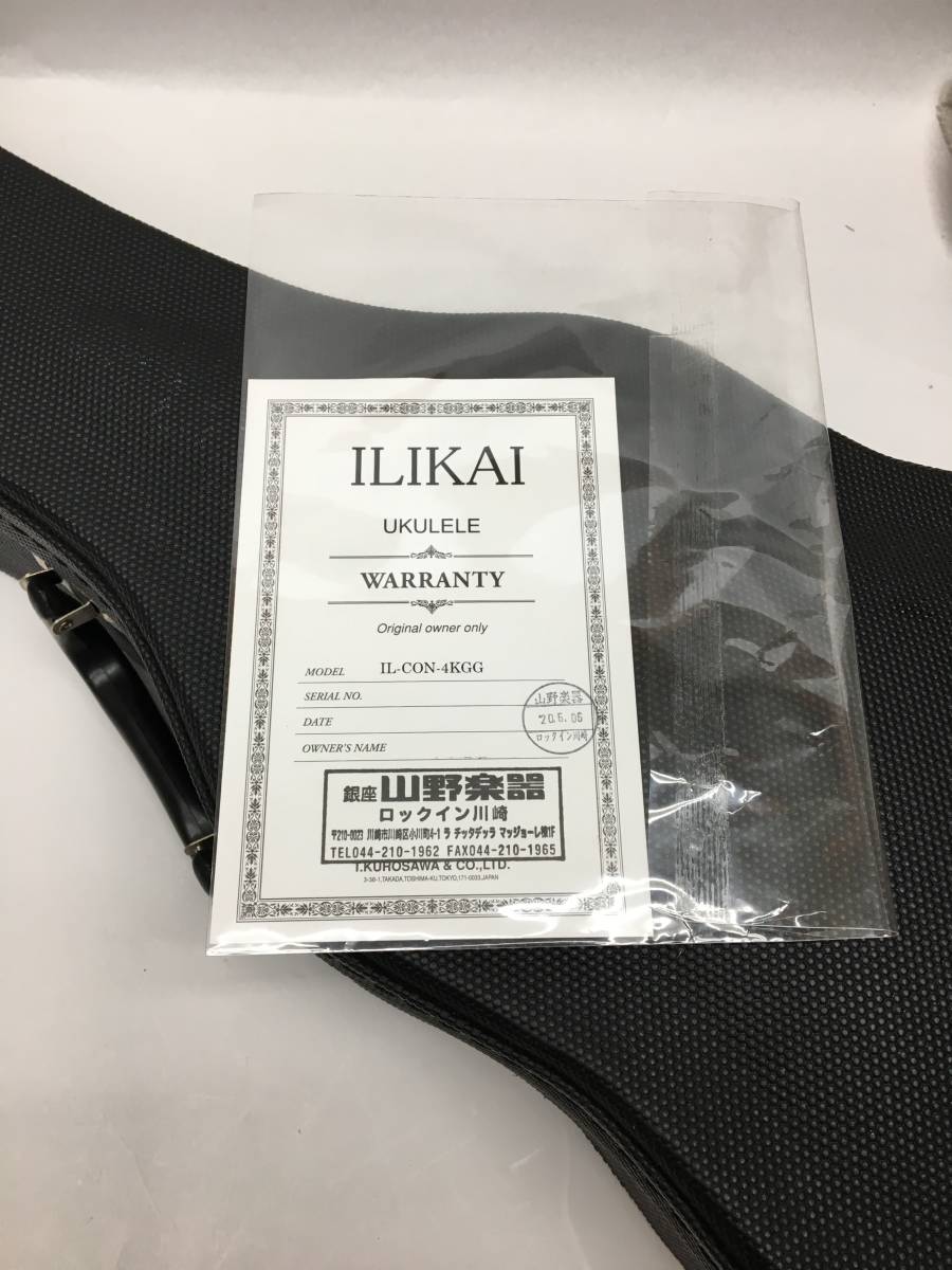最新品お得 ヤフオク! - ウクレレ ILIKAI IL-CON-4KGG イリカイ コンサー... 最新品得価