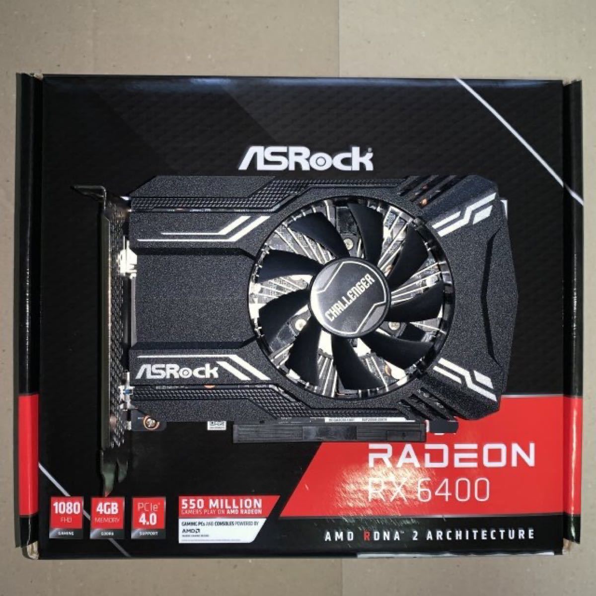 ASRock AMD Radeon RX 6400 Challenger ITX 4GB RX6400 CLI 4G ASRock AMD Radeon RX 6400 Challenger ITX 4GB RX6400 CLI 4G
