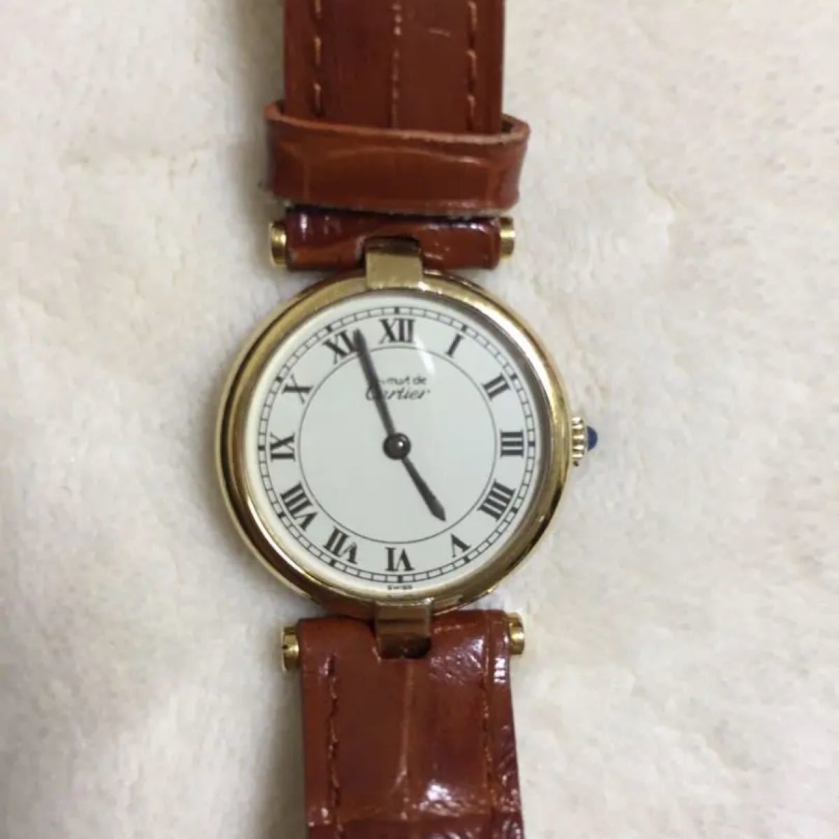 国産原料100% Cartier☆カルティエ マスト ヴァンドーム ヴェルメイユ