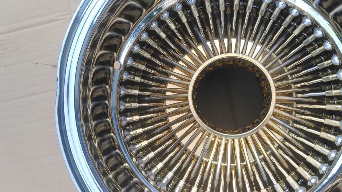 デイトン ワイヤーホイール 13インチ 7Jリバース 88SP トリプルゴールド スポークハブニップルゴールド ゴールドコンビ ワイヤーホイル デイトン ワイヤーホイール 13インチ 7Jリバース 88SP トリプルゴールド スポークハブニップルゴールド ゴールドコンビ ワイヤーホイル