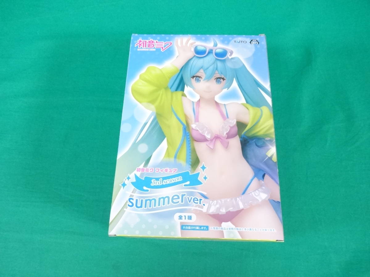 08/H735★初音ミク　 フィギュア 3rd season summer ver.★未開封_画像2