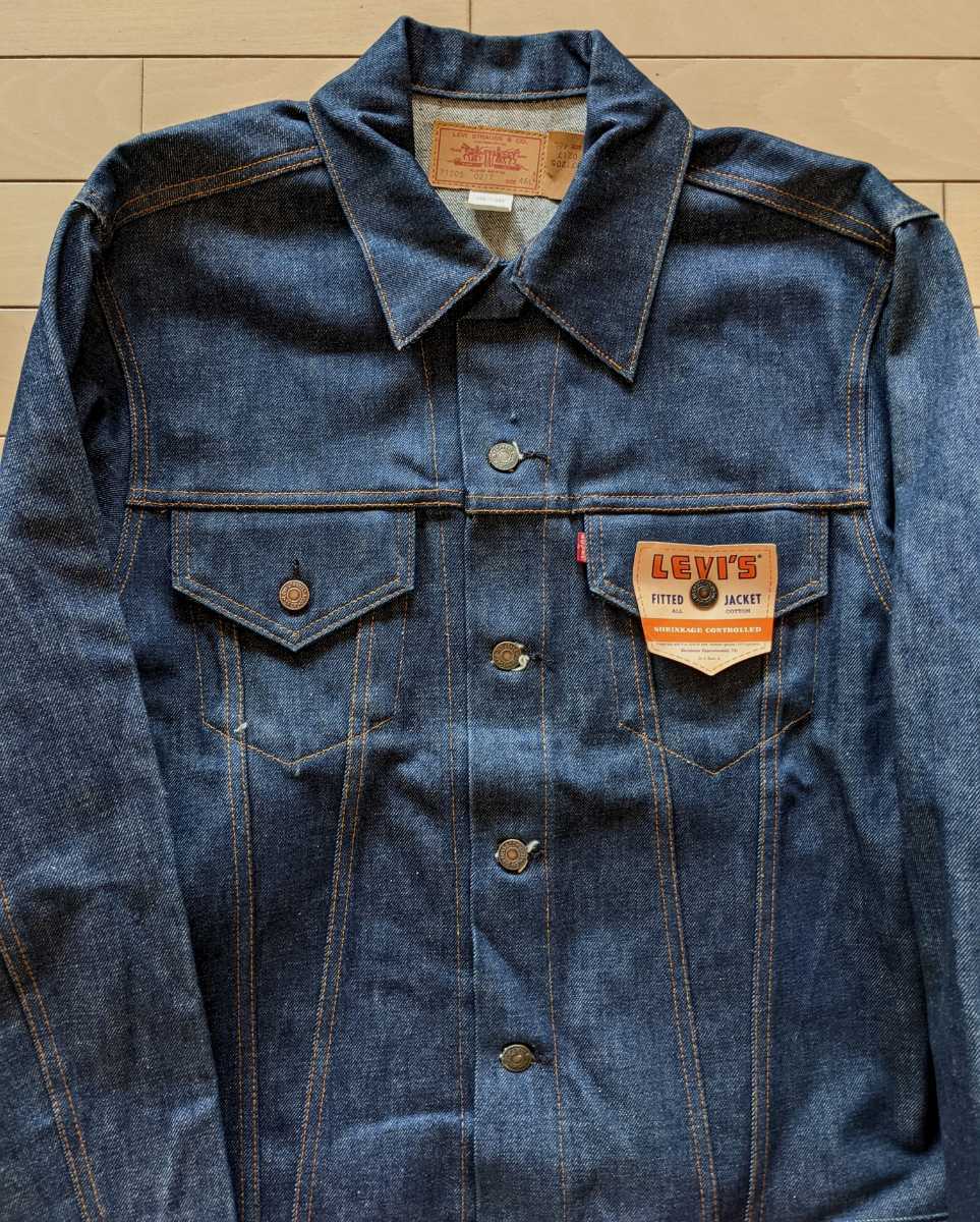 安心 保証 70s USA製 Levi's 71205-0217 Gジャン 46L