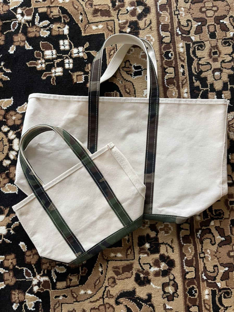 L.L.Bean トートバッグ BOAT and TOTE カモフラ 迷彩 ２点セットLL ...