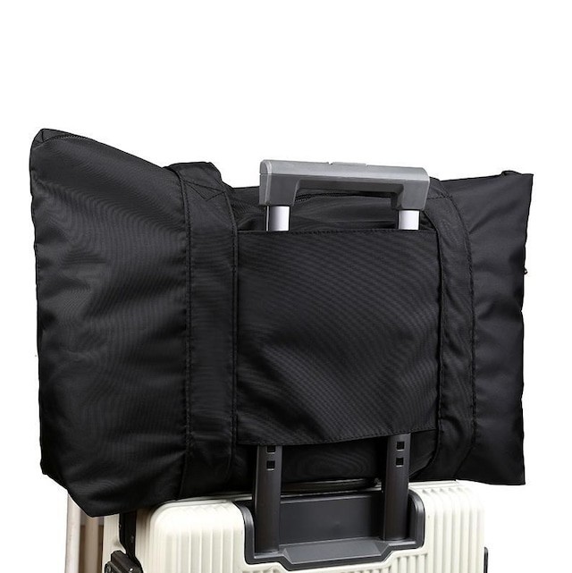 トートバッグ　レディース　メンズ　大きめ　大容量　黒　手提げ　旅行　鞄　カジュアル　シンプル　無地　ブラック　定番　ポケット