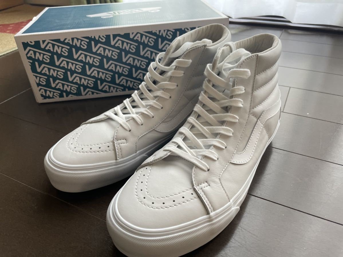 新しい Vans Vault UA sk8-Hi Reissue LX Dream Leather True White