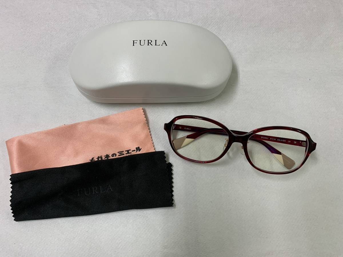 2022人気特価 FURLA フルラ SFU328J 57□16 135 眼鏡 メガネ 度付き