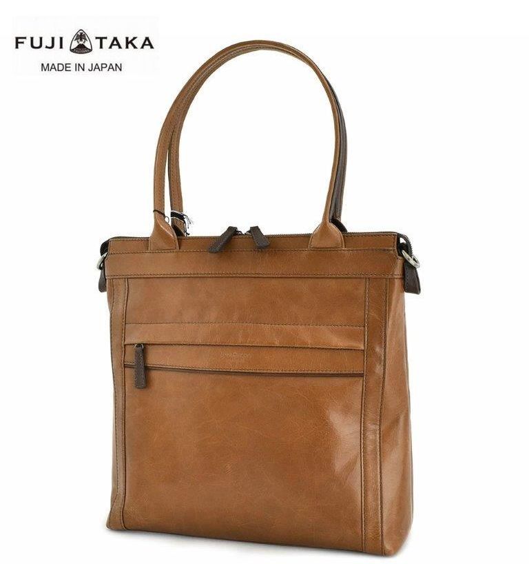 ◇F5 新品 日本製 定価47,300円 フジタカ FUJITAKA マイカ レザー