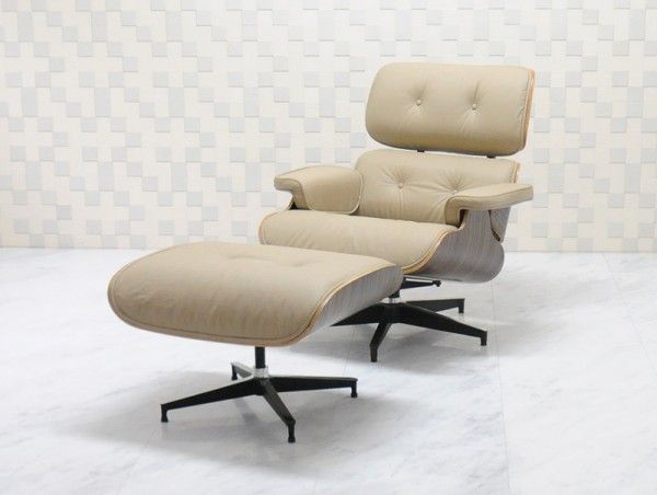 イームズラウンジチェア オットマン モスベージュ×エボニー　ソファ ソファー sofa 椅子 イス　eames_画像6