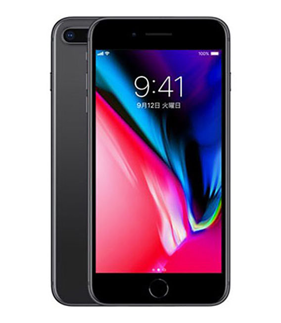 iPhone8 Plus[64GB] SIMロック解除 au スペースグレイ【安心保 ...