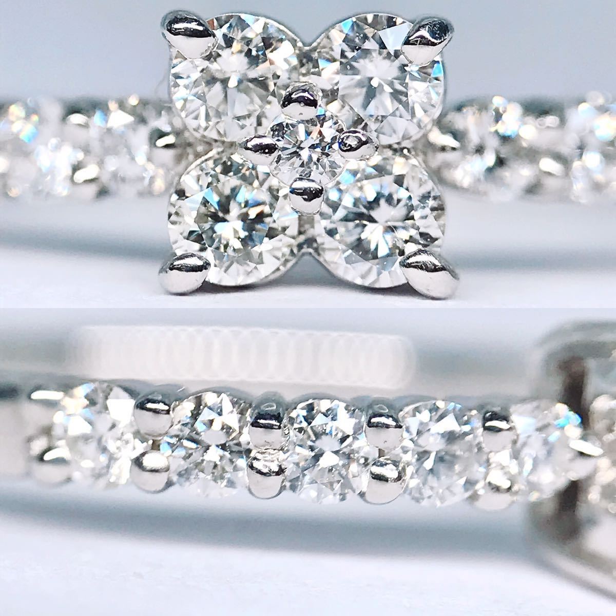 0.37ct ヴァンドーム青山 カローラ ダイヤモンド リング PT950 0.37ct ヴァンドーム青山 カローラ ダイヤモンド リング PT950