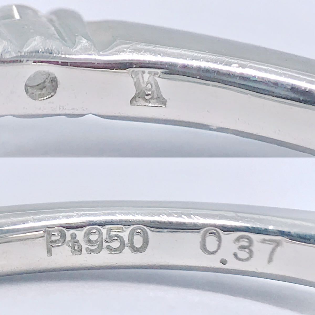 0.37ct ヴァンドーム青山 カローラ ダイヤモンド リング PT950 0.37ct ヴァンドーム青山 カローラ ダイヤモンド リング PT950