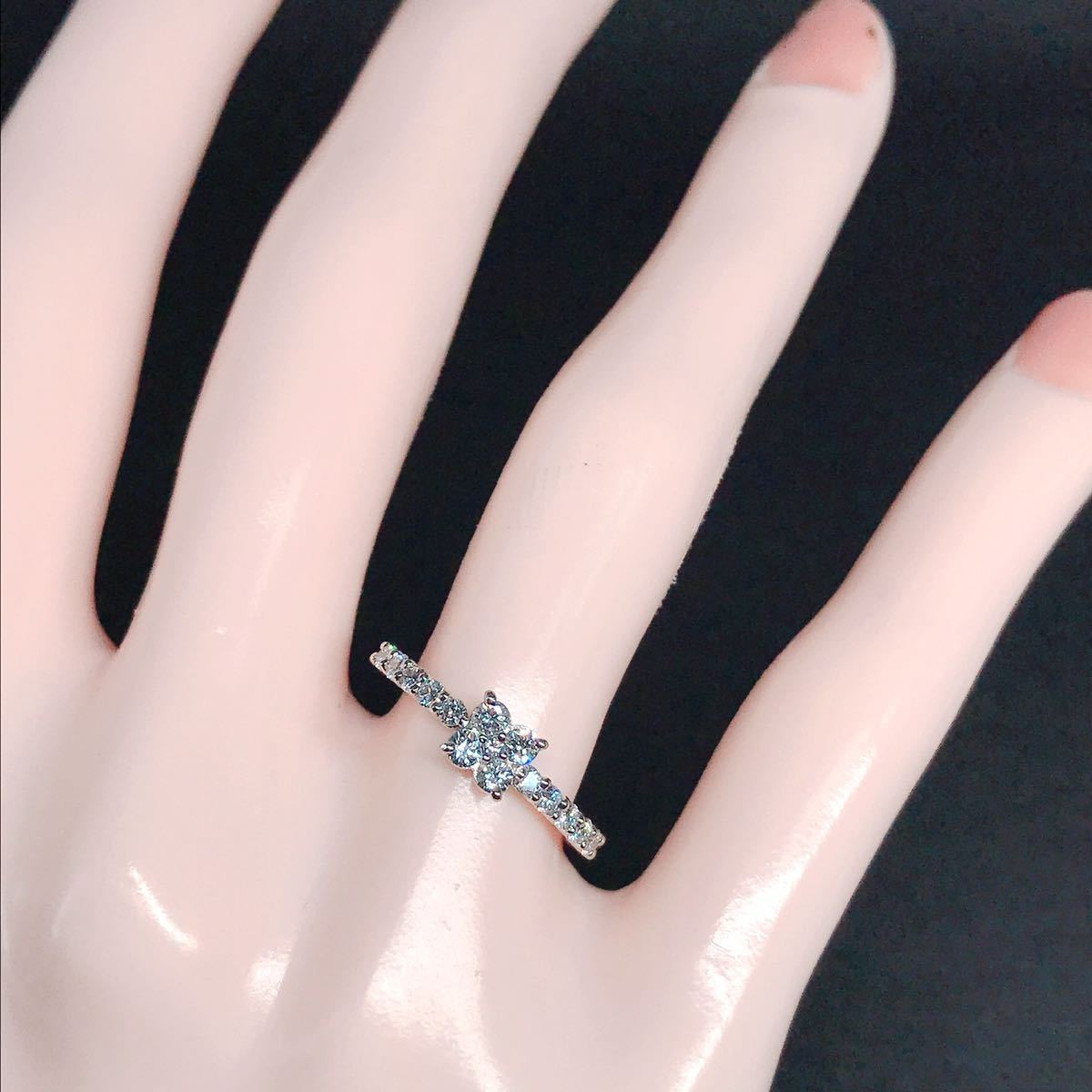 0.37ct ヴァンドーム青山 カローラ ダイヤモンド リング PT950 0.37ct ヴァンドーム青山 カローラ ダイヤモンド リング PT950