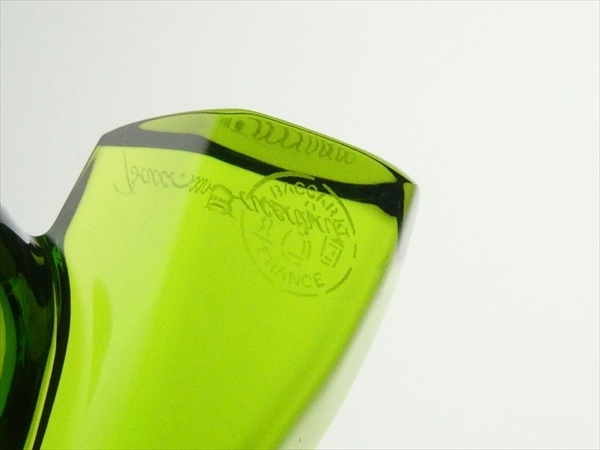 n768 Baccarat バカラ クリスタル 四つ葉のクローバー グリーン n768 Baccarat バカラ クリスタル 四つ葉のクローバー グリーン