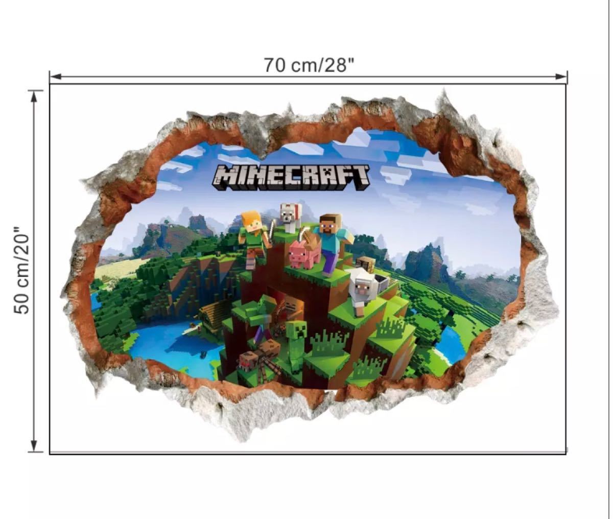 Paypayフリマ マインクラフト マイクラ ウォールステッカー 壁紙 壁シール 壁ステッカー ポスター Paypayフリマ マインクラフト マイクラ ウォールステッカー 壁紙 壁シール 壁ステッカー ポスター