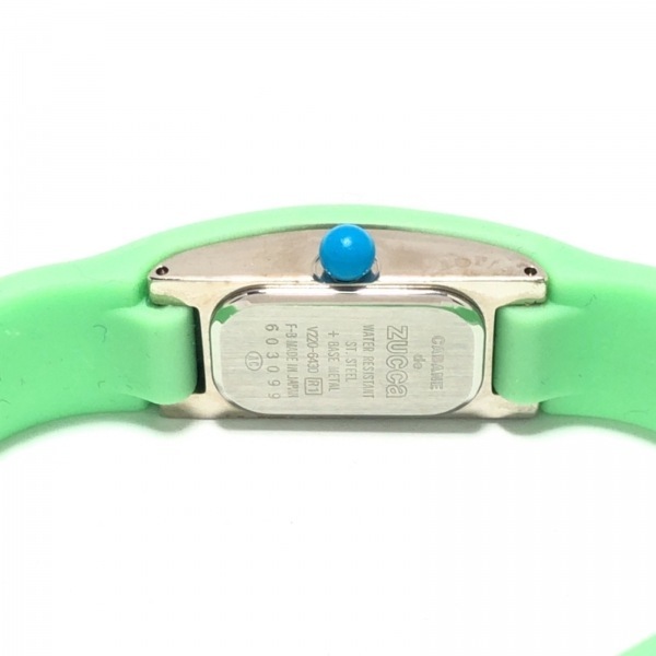 カバン ド ズッカ ウォッチ クロコダイル緑ワニ腕時計クロコ型押し