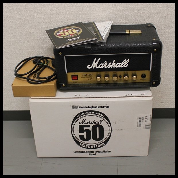 内祝い】 マーシャル JCM800 50TH 1w アンプヘッド 限定生産品 fawe.org