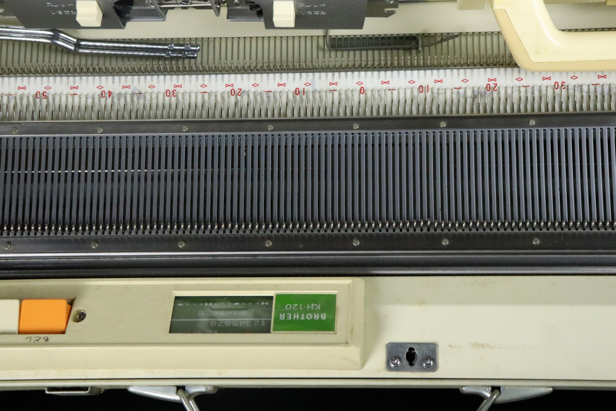 編機、編み機、ブラザー編機3.5㎜デリカKH-120!整備済、試験編み済