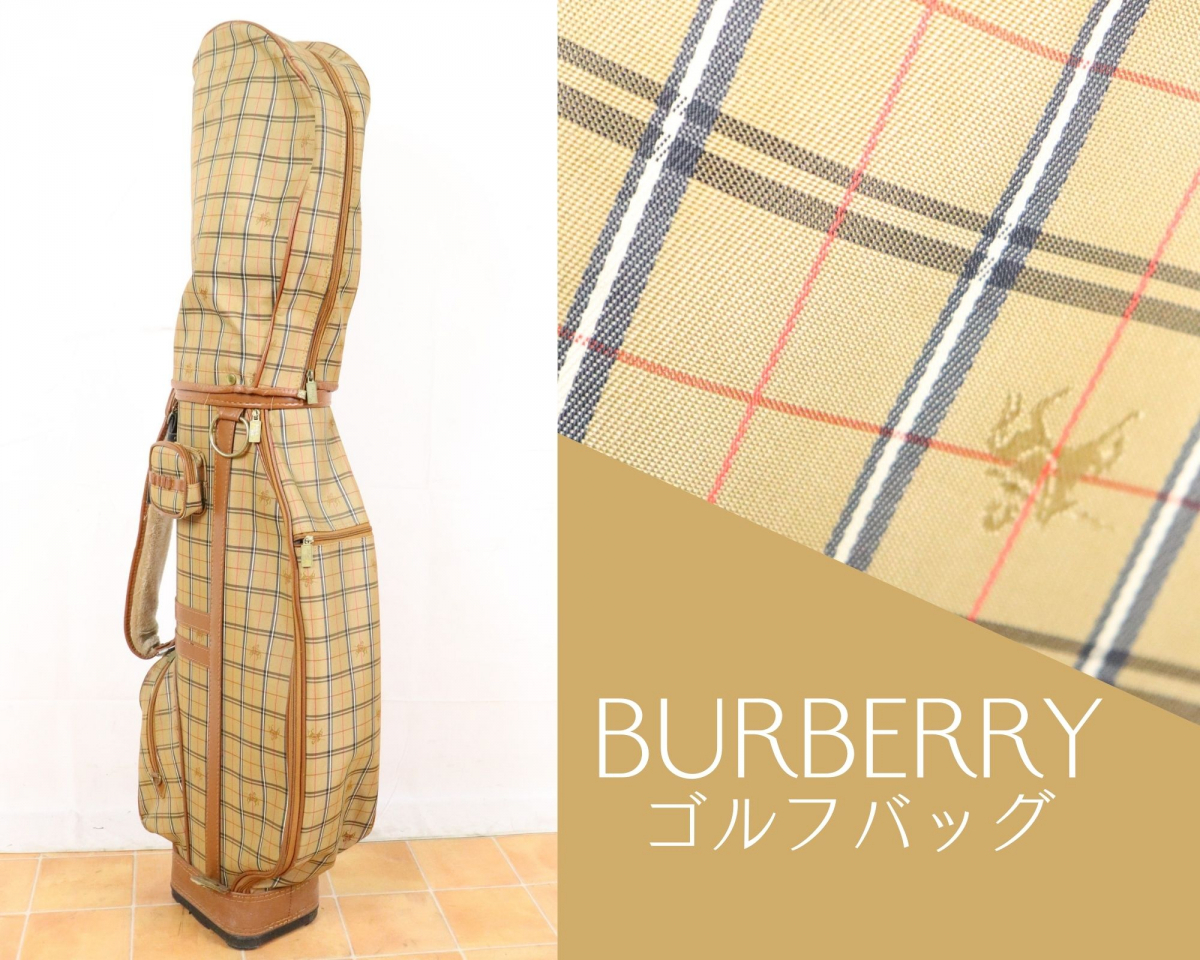 BURBERRY バーバリー ゴルフバッグ キャディバッグ ノバチェック