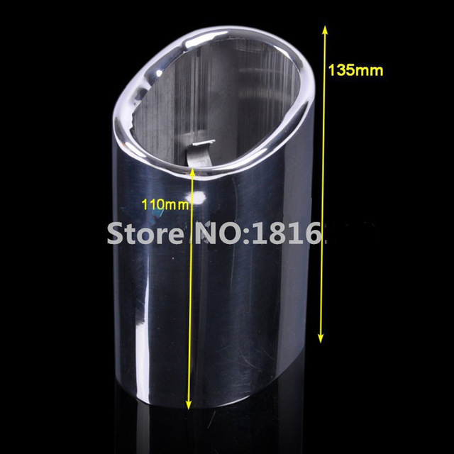  muffler tip pipe cover high quality stainless steel exhaust bmw e90 e91 e92 e93 318i 318d accessory 