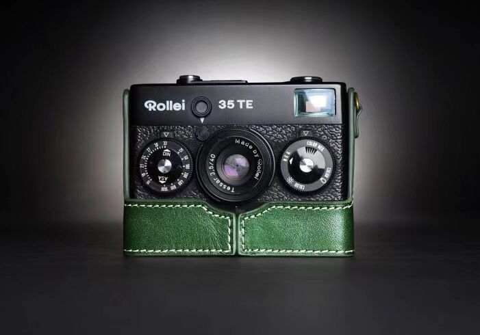 新品 本革カメラケース Rollei35/35S/35T/35TE/35SE用 緑｜PayPayフリマ