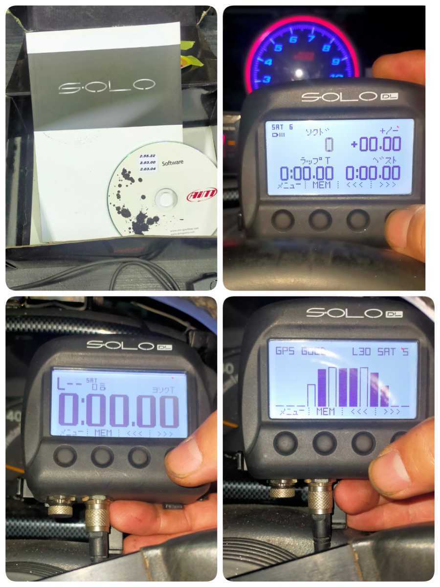 Aim SOLO GPSデーターロガー ラップタイマー サーキット Aim SOLO GPSデーターロガー ラップタイマー サーキット