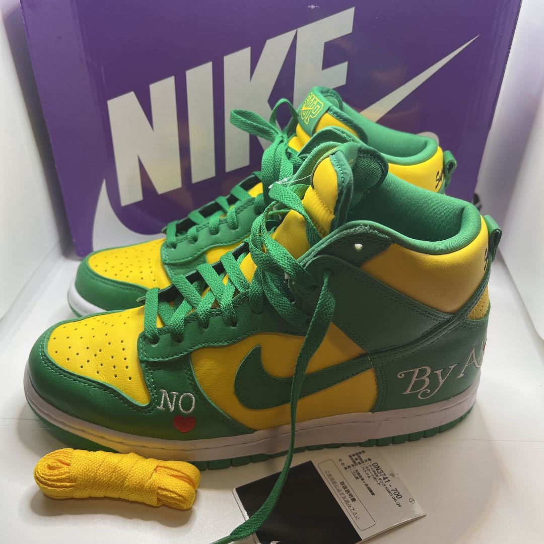 SUPREME NIKE SB DUNK BY ANY MEANS BRAZIL